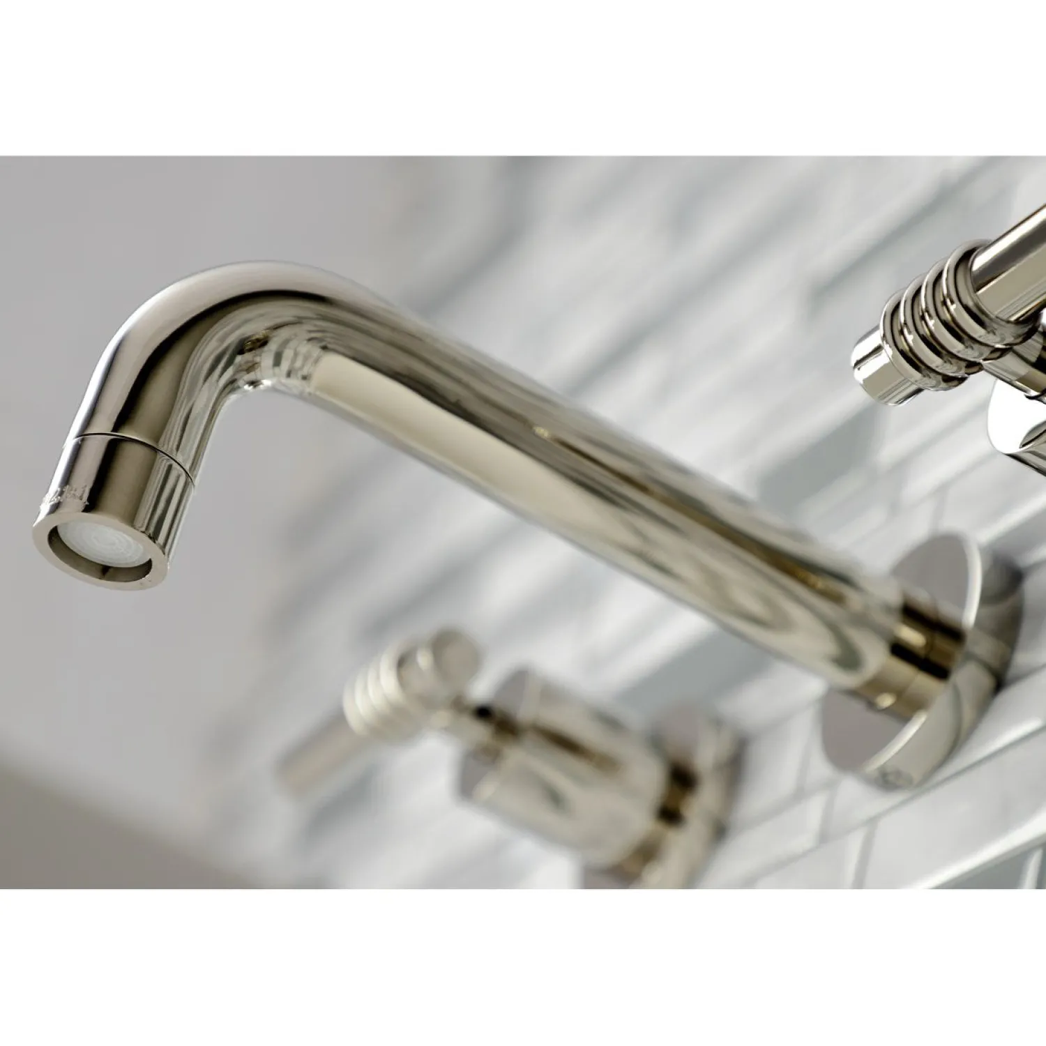Clearance Milano 2-Handle 8-Inch Wall Mount Bathroom Faucet Wall Mount