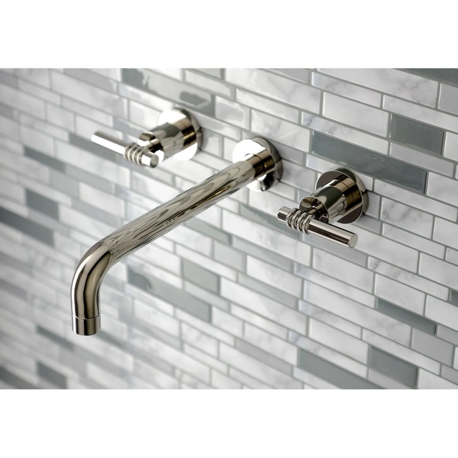 New Milano 2-Handle Wall Mount Roman Tub Faucet Tub Faucets