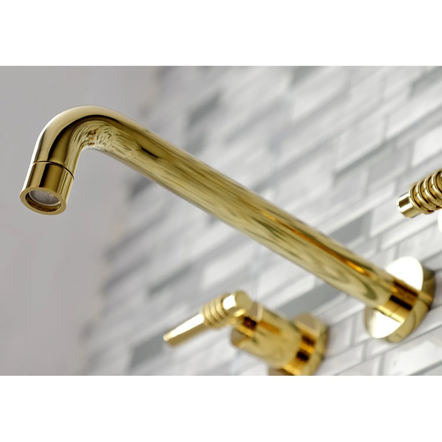 New Milano 2-Handle Wall Mount Roman Tub Faucet Tub Faucets