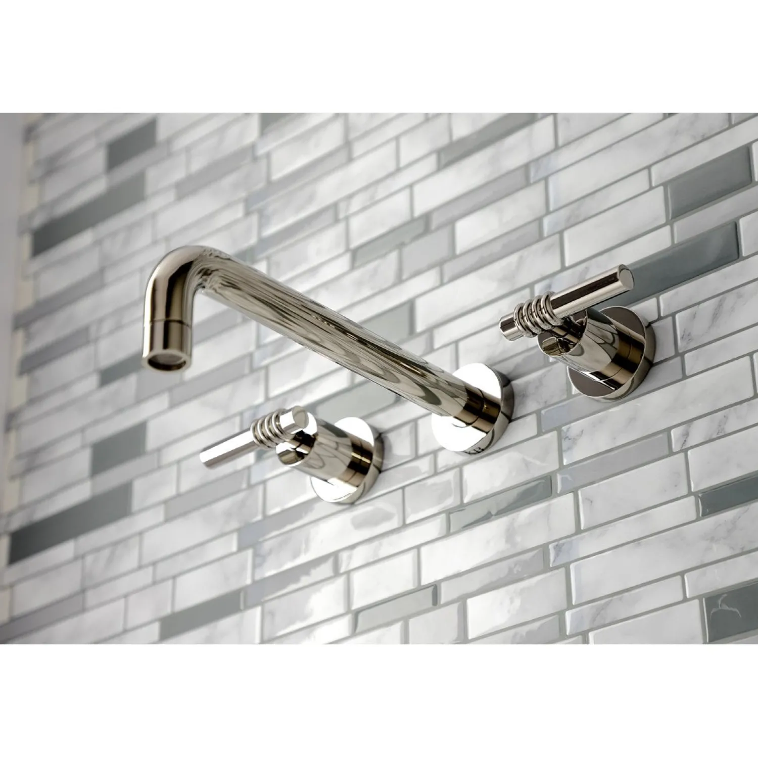 New Milano 2-Handle Wall Mount Roman Tub Faucet Tub Faucets