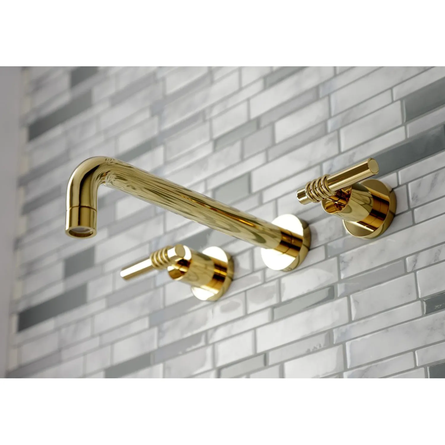 New Milano 2-Handle Wall Mount Roman Tub Faucet Tub Faucets