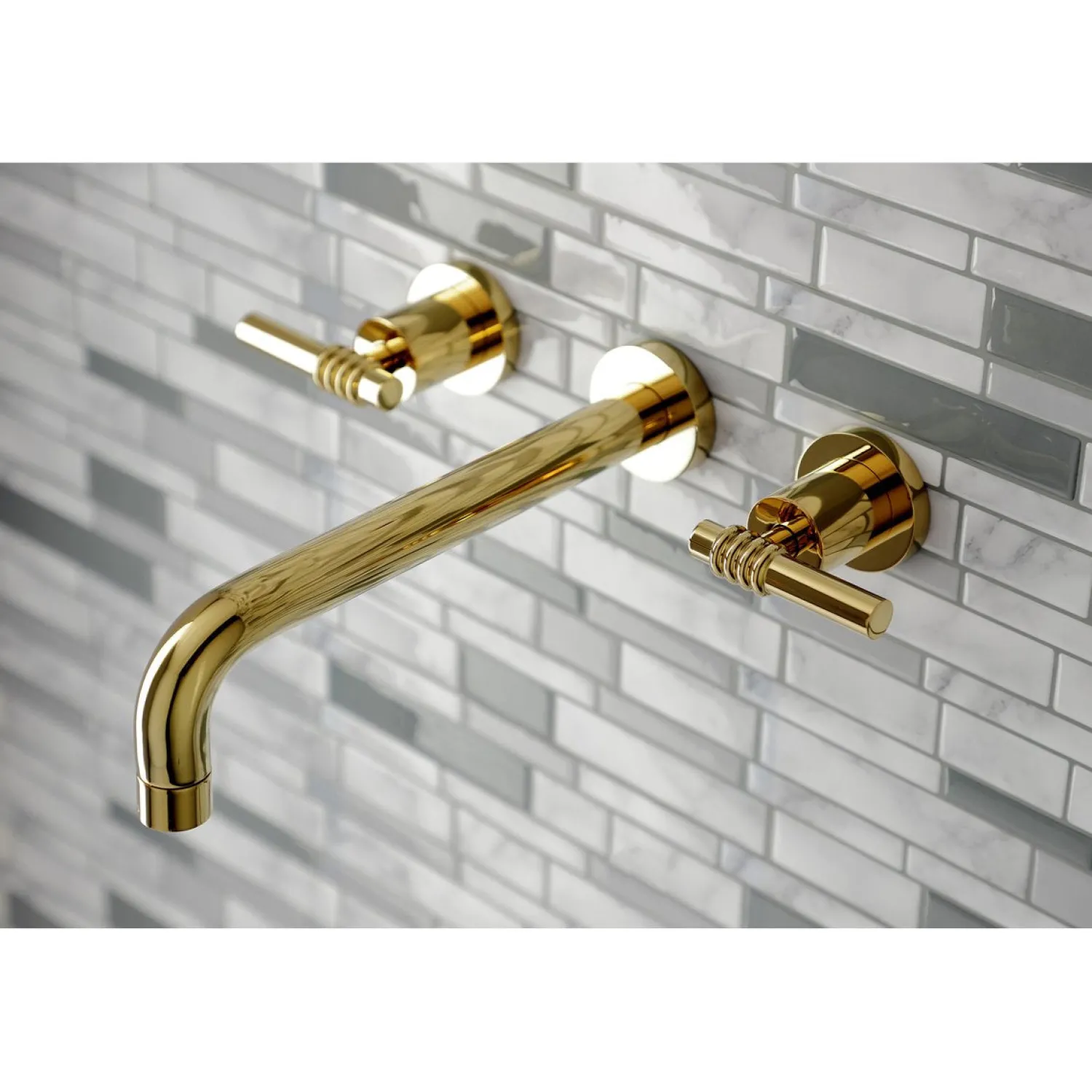 New Milano 2-Handle Wall Mount Roman Tub Faucet Tub Faucets