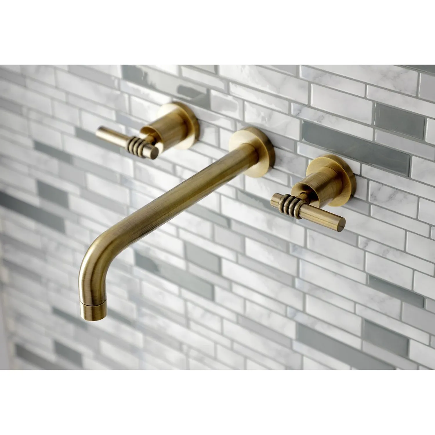 New Milano 2-Handle Wall Mount Roman Tub Faucet Tub Faucets