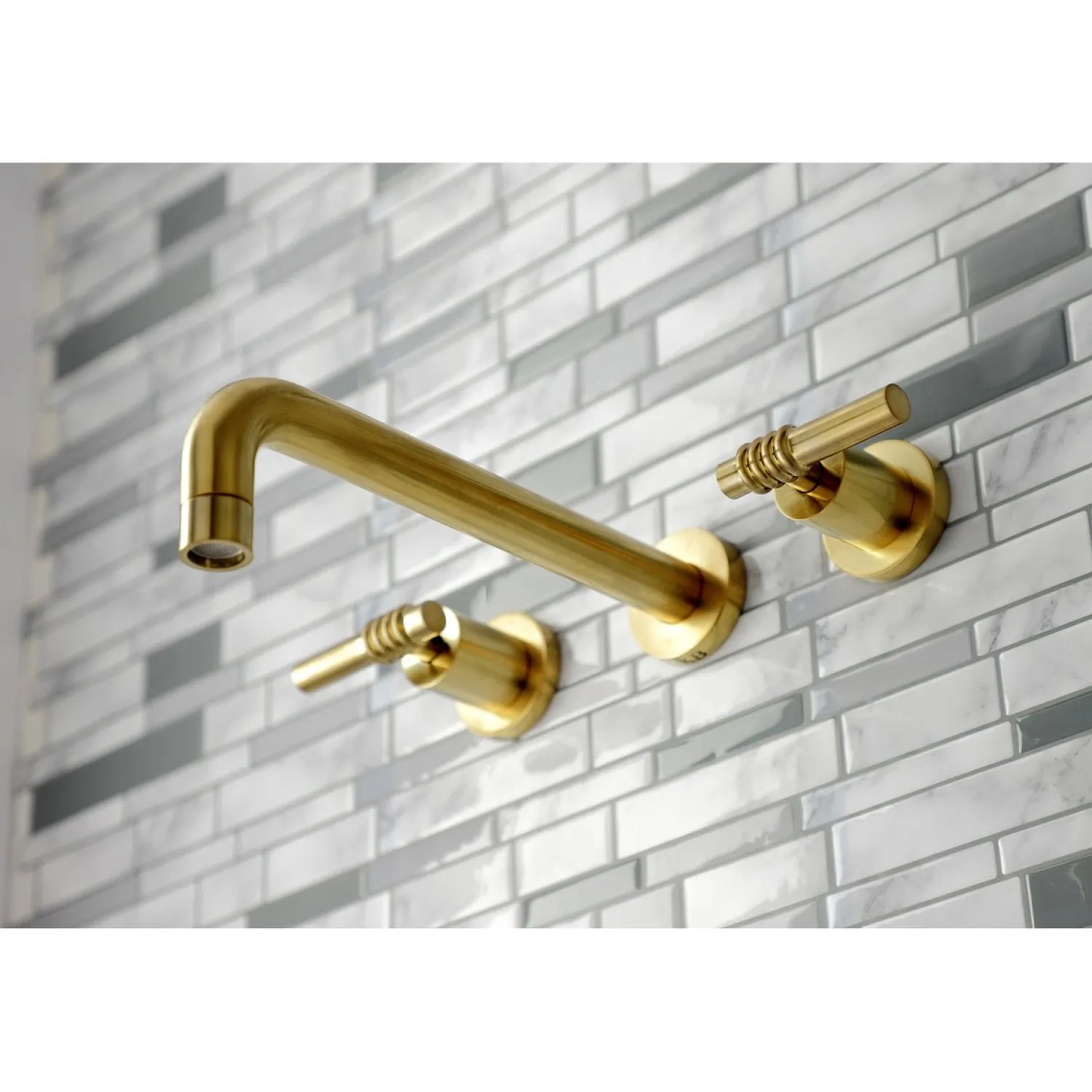 New Milano 2-Handle Wall Mount Roman Tub Faucet Tub Faucets