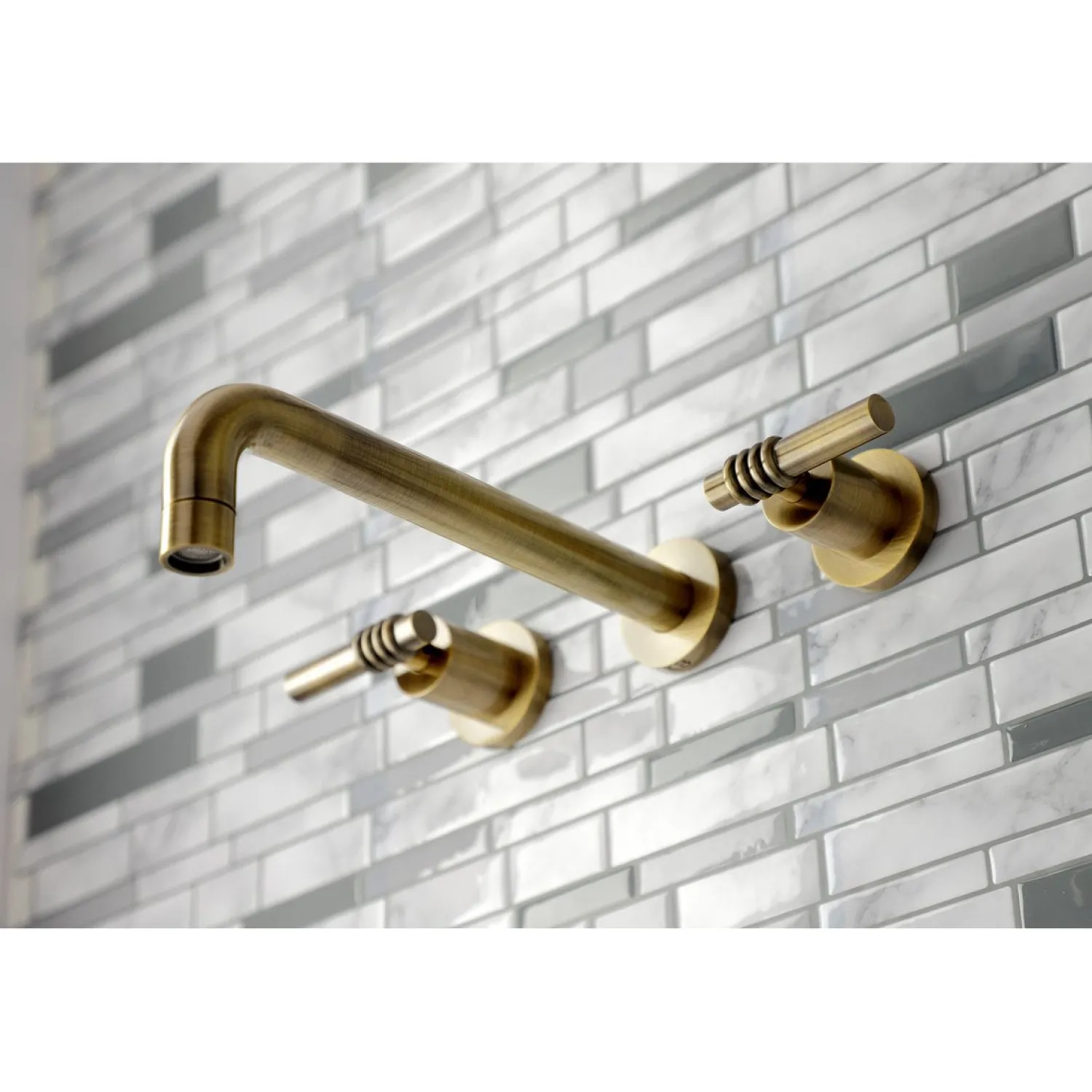 New Milano 2-Handle Wall Mount Roman Tub Faucet Tub Faucets