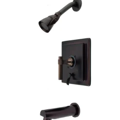 Sale Milano Single Handle Tub and Shower Faucet in Oil Rubbed Bronze Tub & Shower Sets