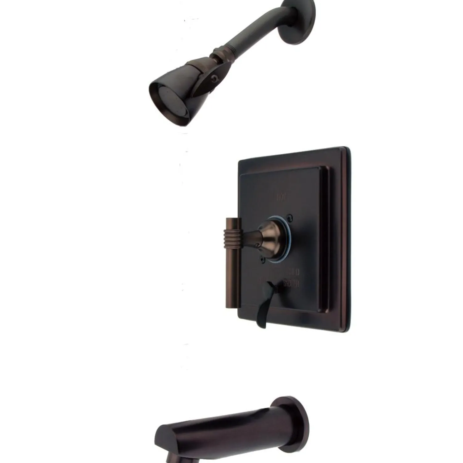 Sale Milano Single Handle Tub and Shower Faucet in Oil Rubbed Bronze Tub & Shower Sets