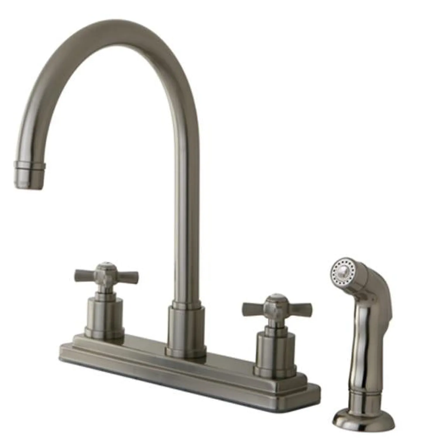 Hot Millennium 8" Centerset Kitchen Faucet Faucets With Side Spray