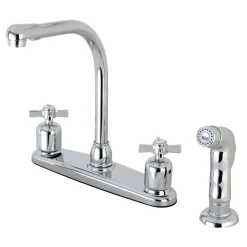 Discount Millennium Centerset Kitchen Faucet Faucets With Side Spray
