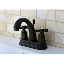 Outlet Millennium 4" Centerset Solid Brass Lavatory Faucet 4" Center Set