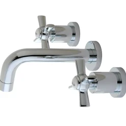 Discount Millennium 2-Handle Wall Mount Bathroom Faucet Wall Mount