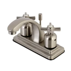 Sale Millennium 4-Inch Centerset Bathroom Faucet with Retail Pop-Up 4" Center Set