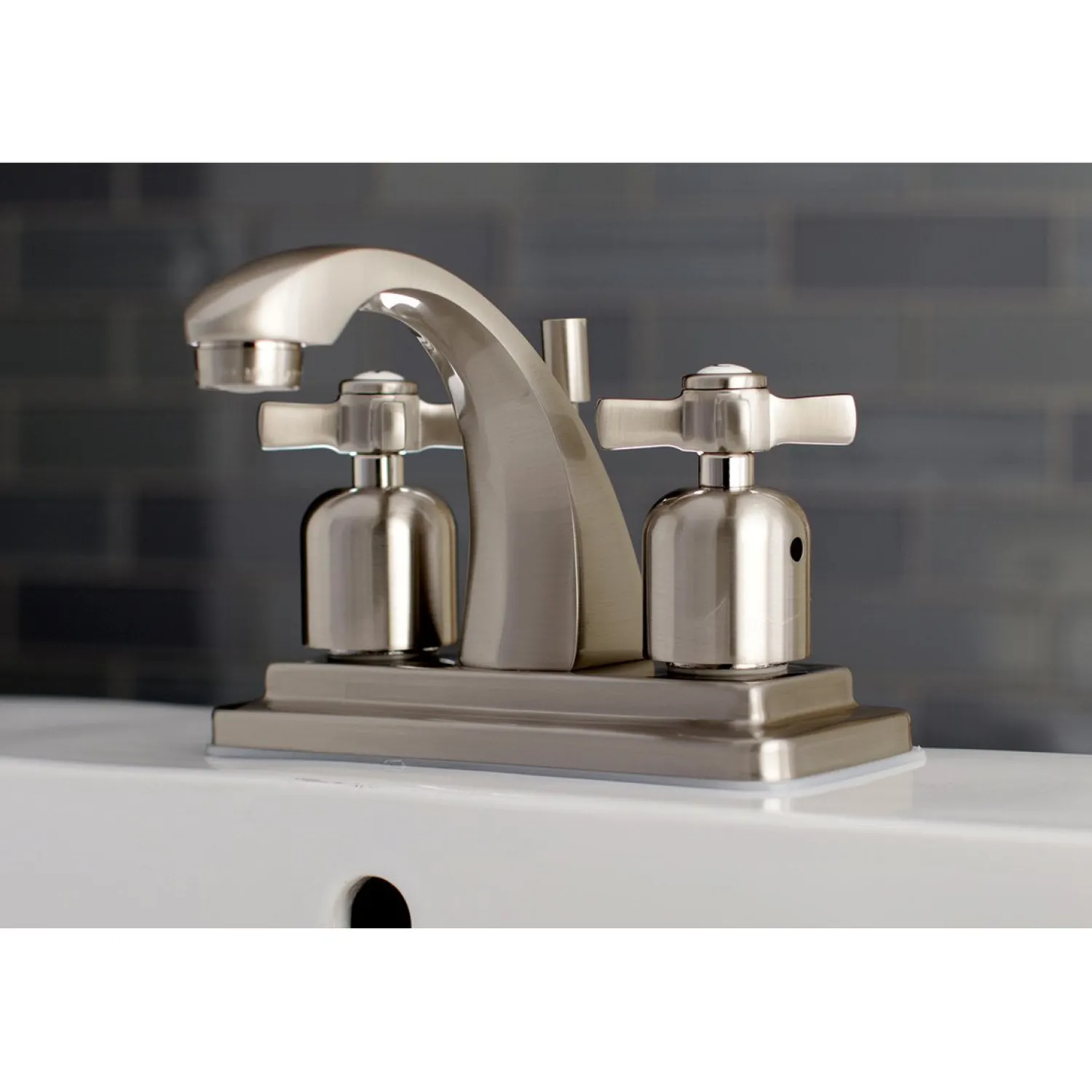 Sale Millennium 4-Inch Centerset Bathroom Faucet with Retail Pop-Up 4" Center Set