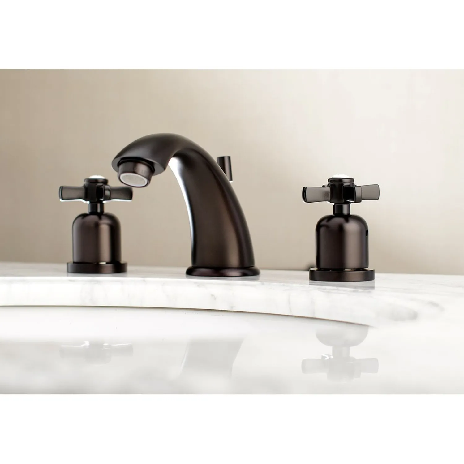 New Millennium 8-Inch Widespread 3-Hole Bathroom Faucet 8" Widespread