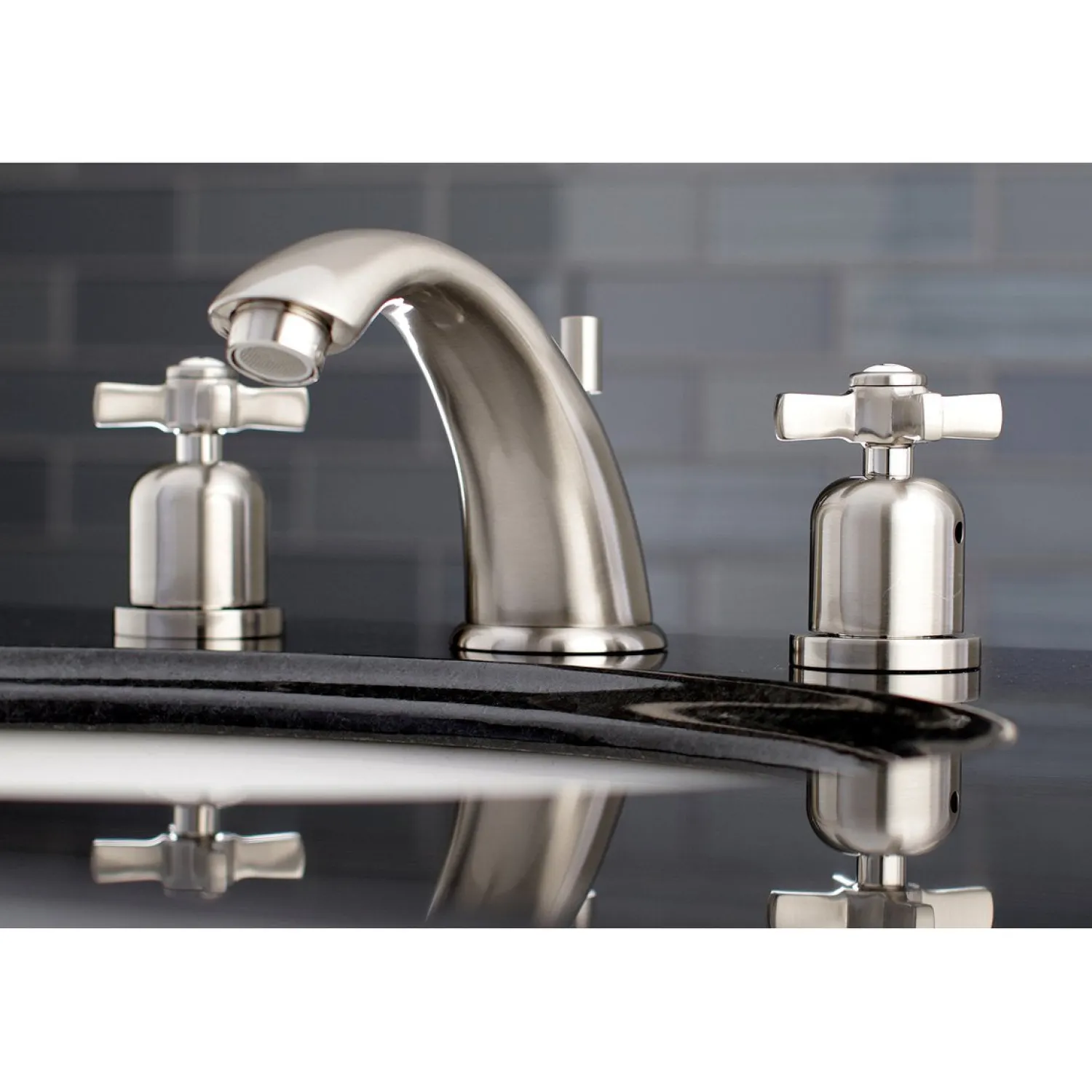 New Millennium 8-Inch Widespread 3-Hole Bathroom Faucet 8" Widespread
