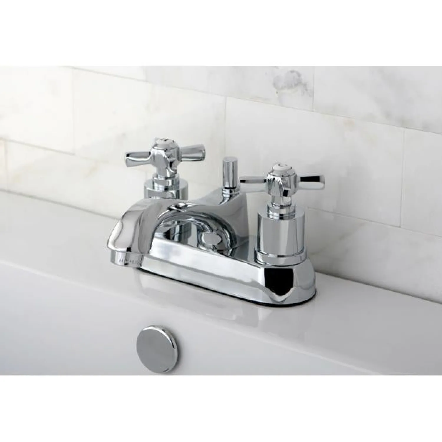 Discount Millennium Solid Brass 4" Centerset Lavatory Faucet 4" Center Set