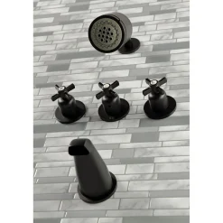 Sale Millennium Three-Handle Tub and Shower Faucet Tub & Shower Sets|Tub Faucets