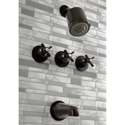 Sale Millennium Three-Handle Tub and Shower Faucet Tub & Shower Sets|Tub Faucets