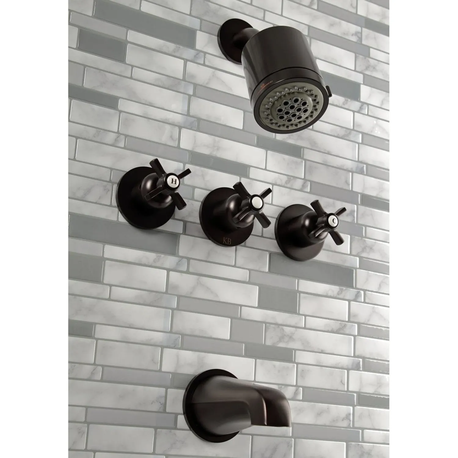 Sale Millennium Three-Handle Tub and Shower Faucet Tub & Shower Sets|Tub Faucets