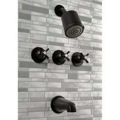 Sale Millennium Three-Handle Tub and Shower Faucet Tub & Shower Sets|Tub Faucets