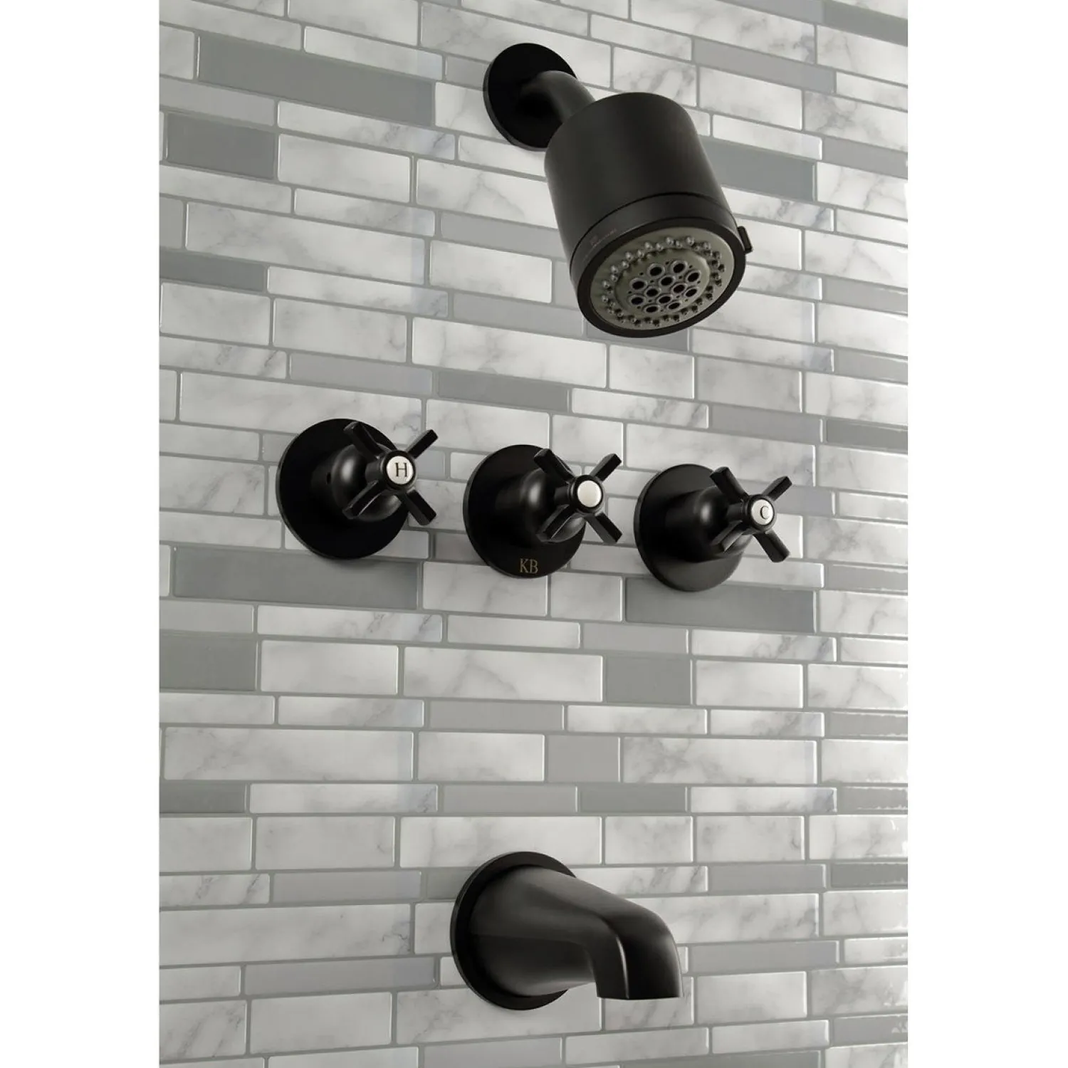 Sale Millennium Three-Handle Tub and Shower Faucet Tub & Shower Sets|Tub Faucets