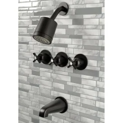 Sale Millennium Three-Handle Tub and Shower Faucet Tub & Shower Sets|Tub Faucets