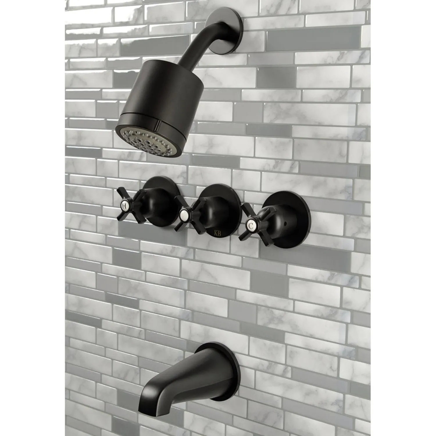 Sale Millennium Three-Handle Tub and Shower Faucet Tub & Shower Sets|Tub Faucets