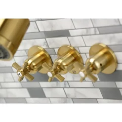 Sale Millennium Three-Handle Tub and Shower Faucet Tub & Shower Sets