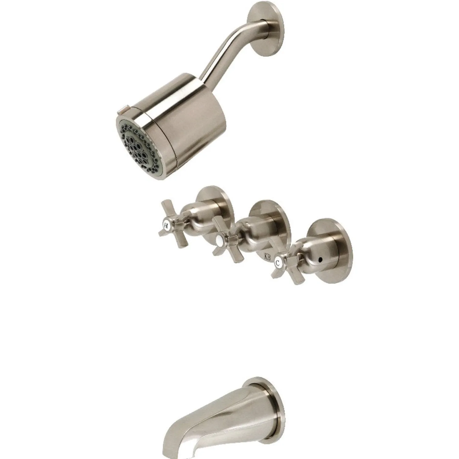Sale Millennium Three-Handle Tub and Shower Faucet Tub & Shower Sets