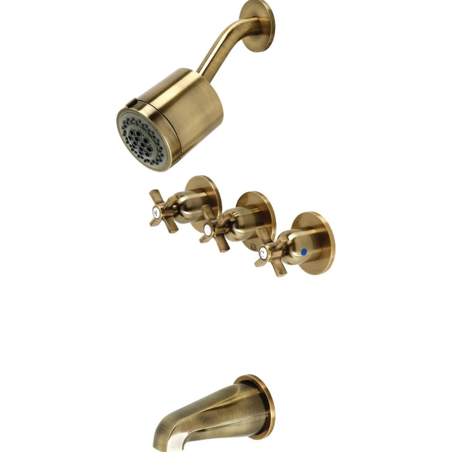 Sale Millennium Three-Handle Tub and Shower Faucet Tub & Shower Sets