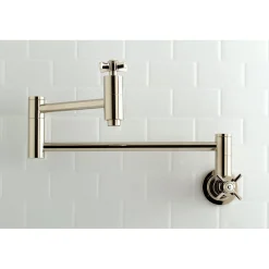 Outlet Millennium Wall Mount Pot Filler Kitchen Faucet Wall Mounted Kitchen Faucets|Single Hole