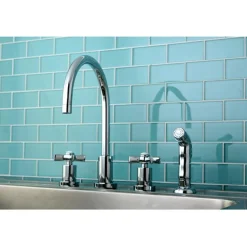 Online Millennium Widespread Kitchen Faucet Widespread Kitchen Faucets|Faucets With Side Spray