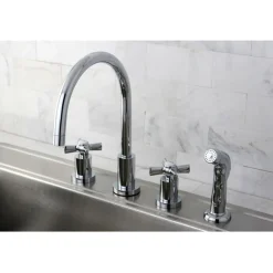 Online Millennium Widespread Kitchen Faucet Widespread Kitchen Faucets|Faucets With Side Spray