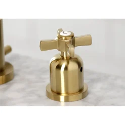 New Millennium Widespread Bathroom Faucet with Brass Pop-Up 8" Widespread