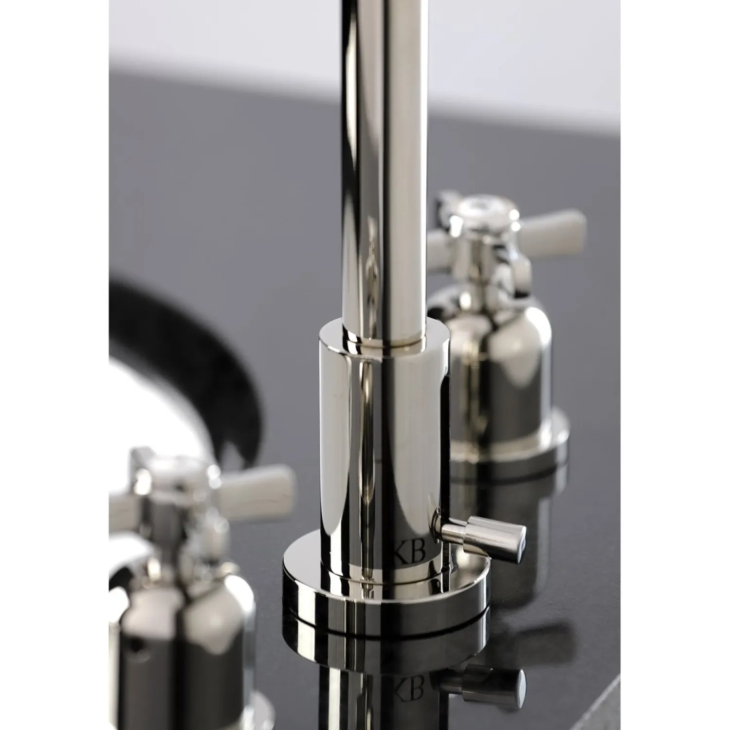 New Millennium Widespread Bathroom Faucet with Brass Pop-Up 8" Widespread