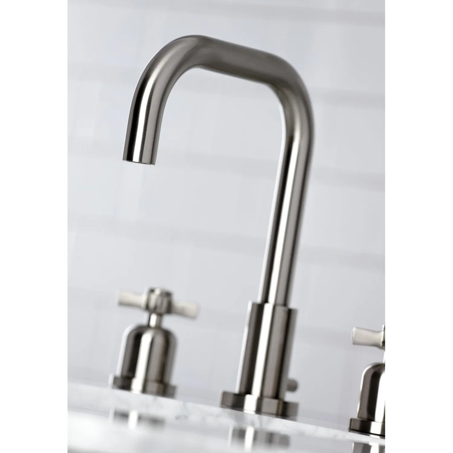 New Millennium Widespread Bathroom Faucet with Brass Pop-Up 8" Widespread