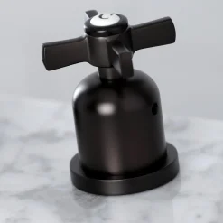 New Millennium Widespread Bathroom Faucet with Brass Pop-Up 8