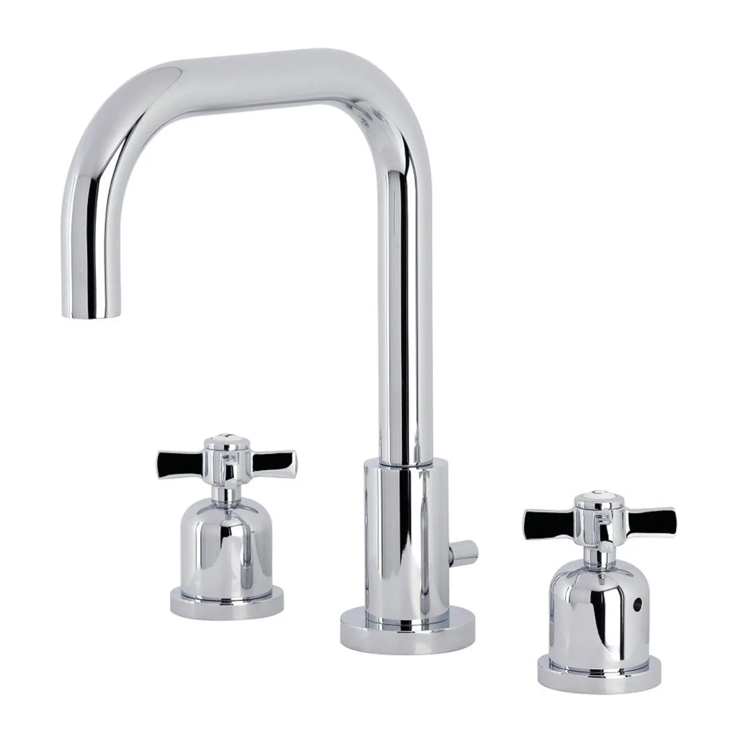 New Millennium Widespread Bathroom Faucet with Brass Pop-Up 8" Widespread