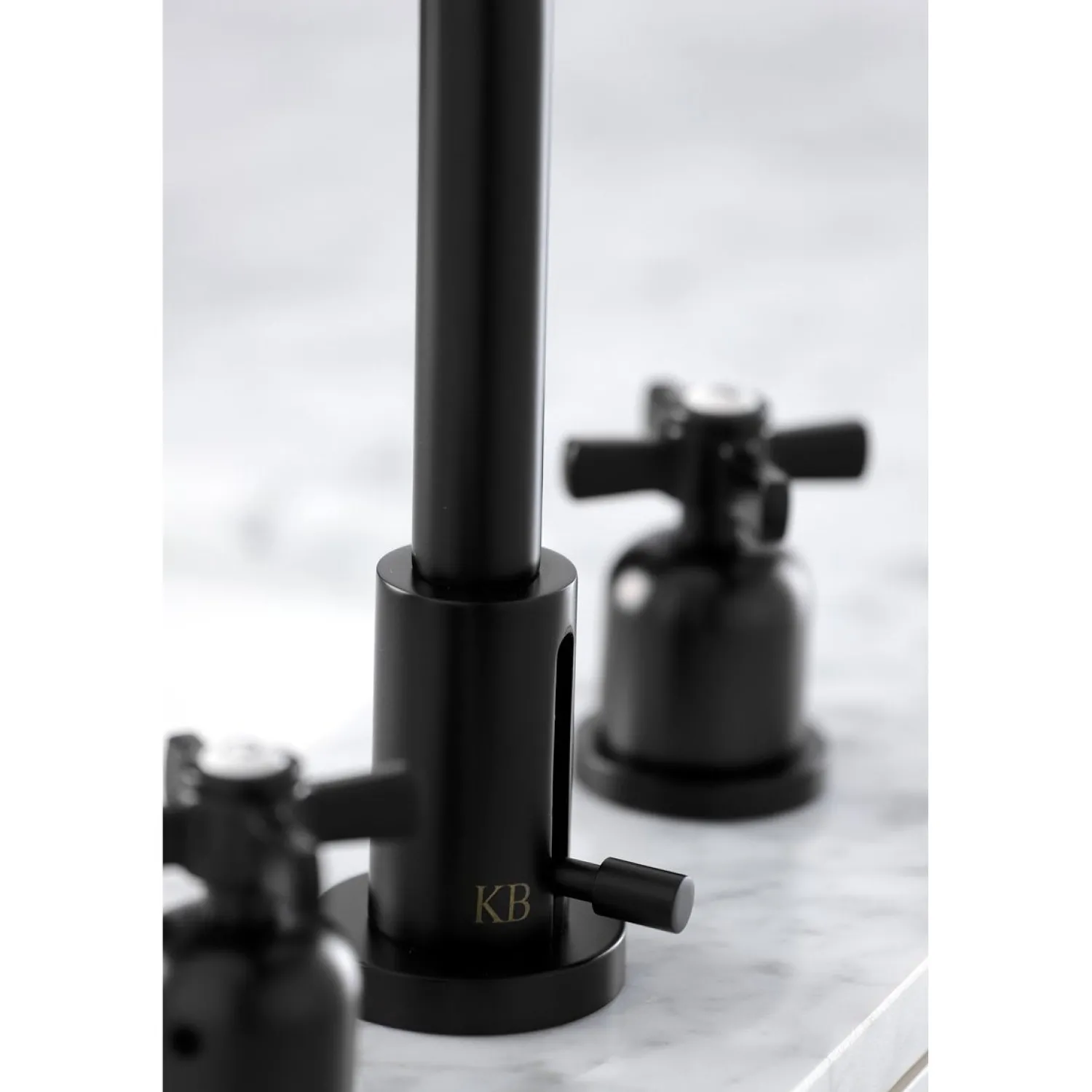 New Millennium Widespread Bathroom Faucet with Brass Pop-Up 8" Widespread