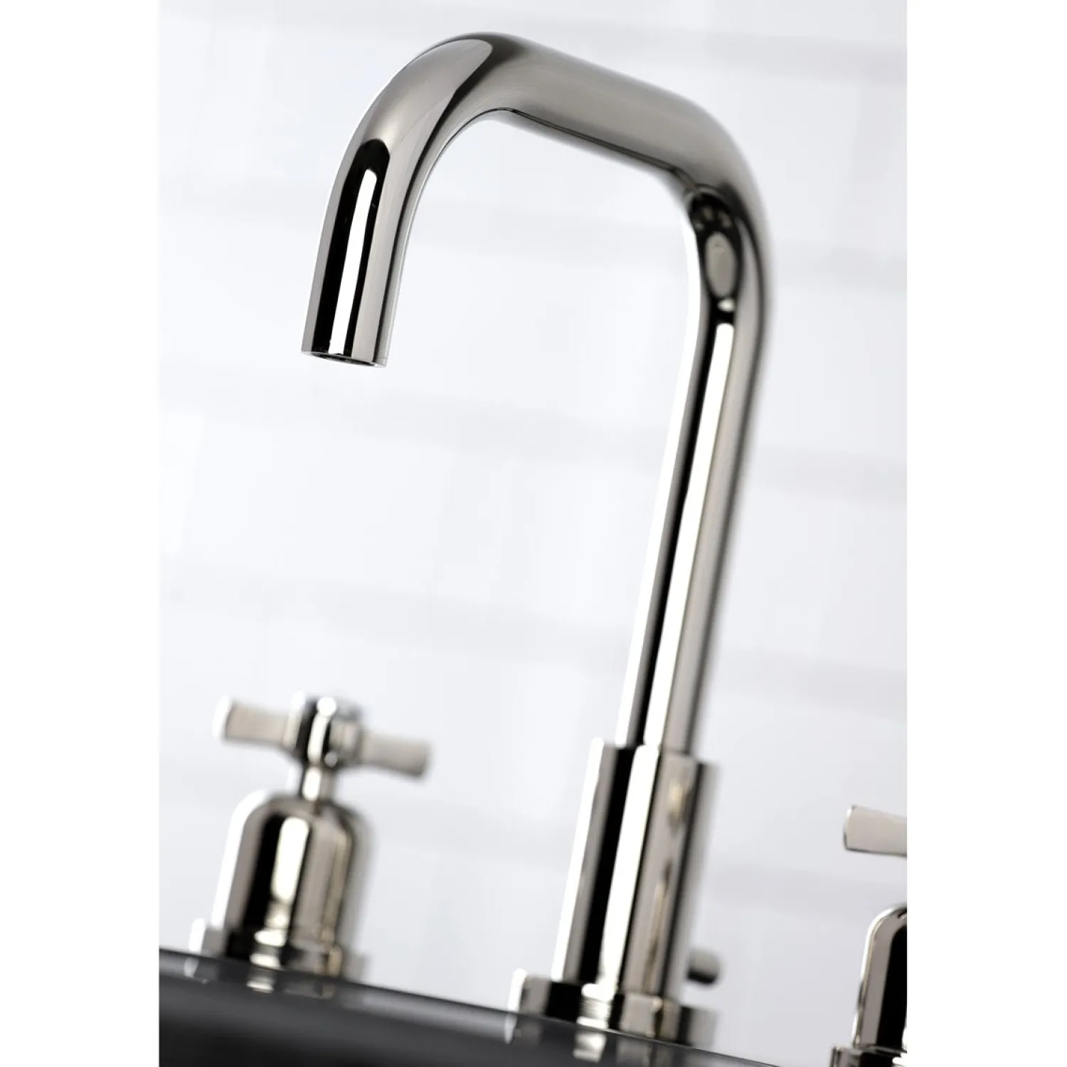 New Millennium Widespread Bathroom Faucet with Brass Pop-Up 8" Widespread