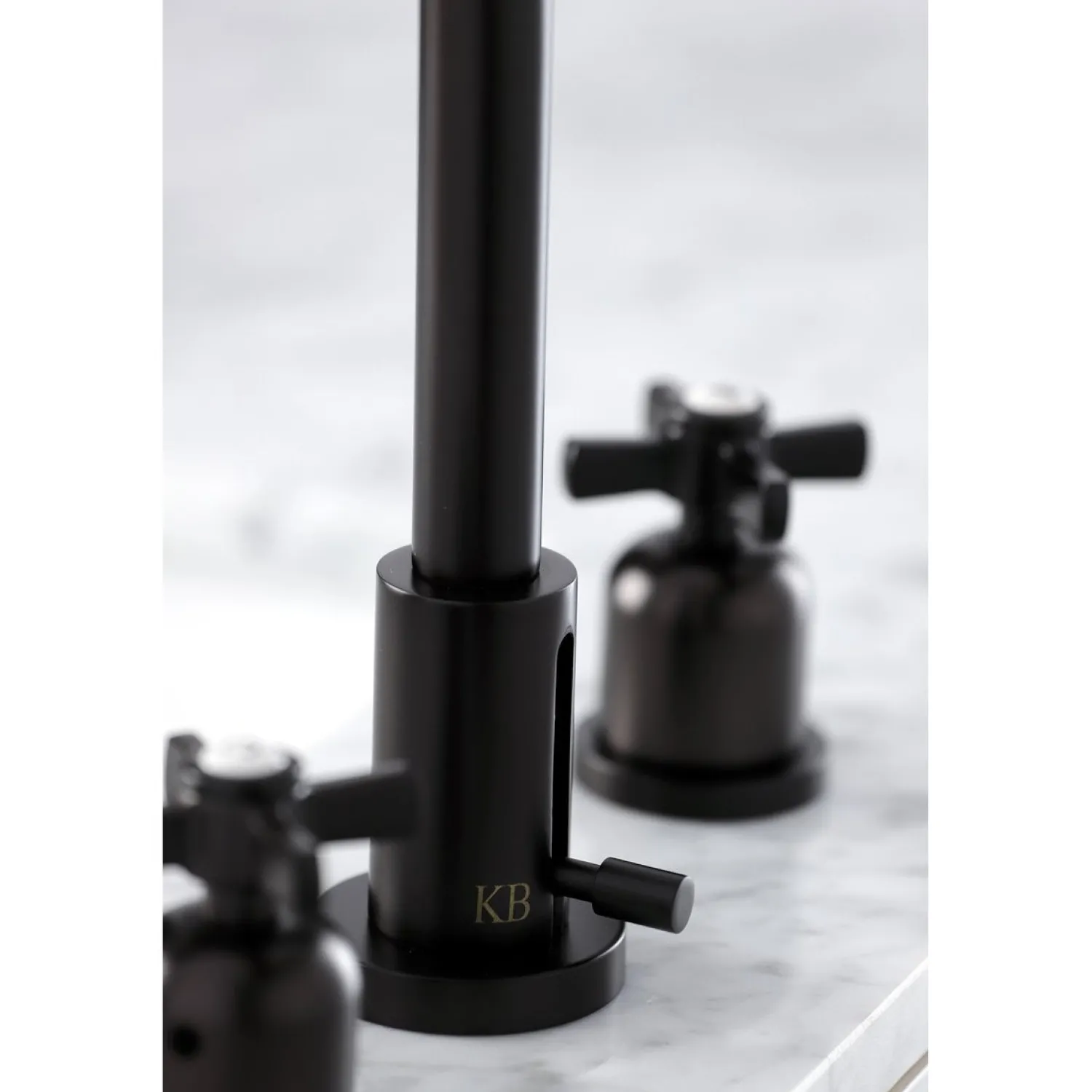 New Millennium Widespread Bathroom Faucet with Brass Pop-Up 8" Widespread