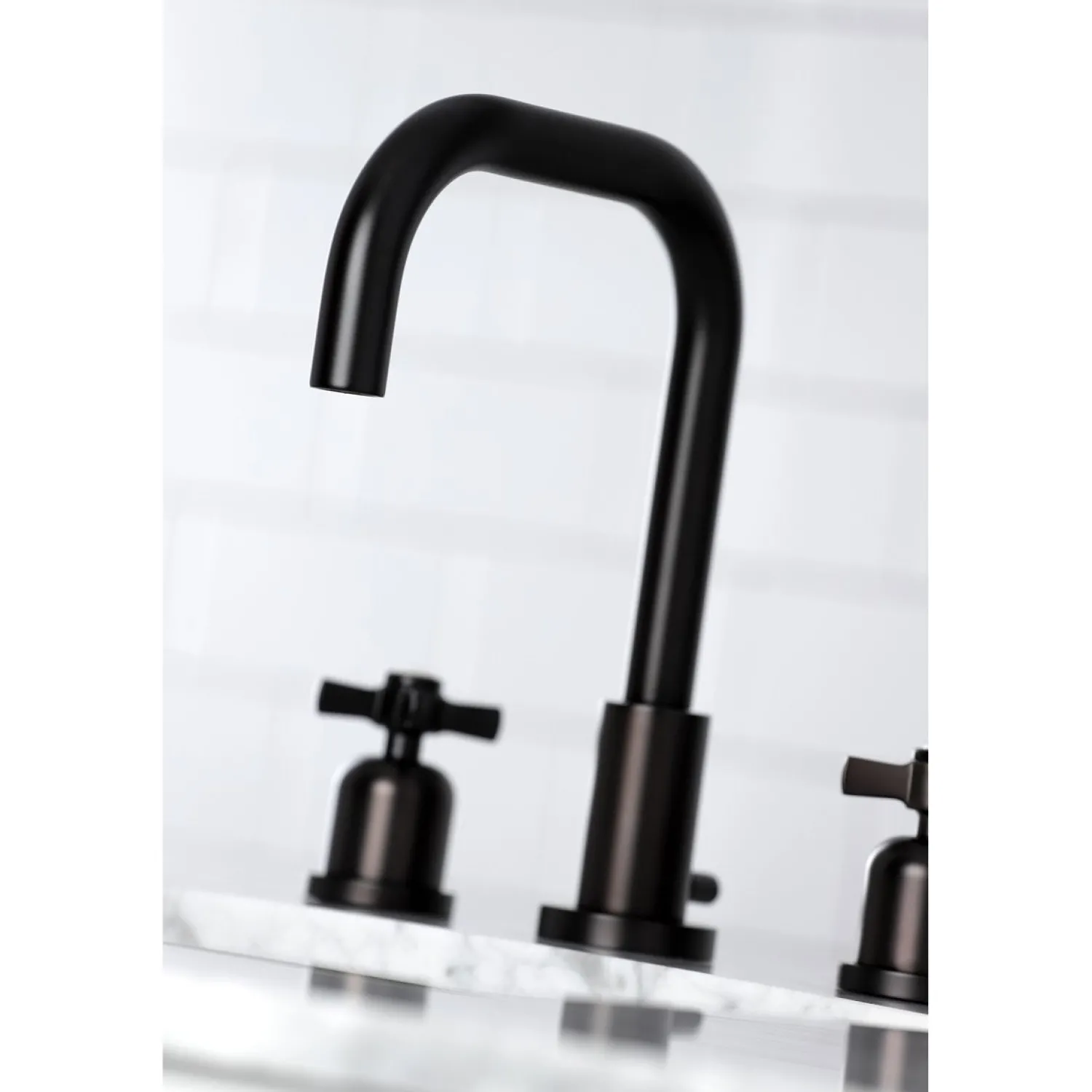 New Millennium Widespread Bathroom Faucet with Brass Pop-Up 8" Widespread