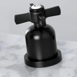 New Millennium Widespread Bathroom Faucet with Brass Pop-Up 8