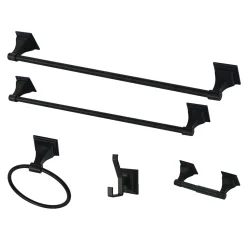 Monarch 5-Piece Bathroom Accessory Set Accessory Packages