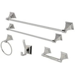 Monarch 5-Piece Bathroom Accessory Set Accessory Packages