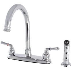 Clearance Naples Centerset Kitchen Faucet Faucets With Side Spray