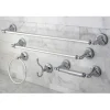 Online Naples Collection 5-Piece Towel Bar Bath Hardware Set Towel Rings|Accessory Packages