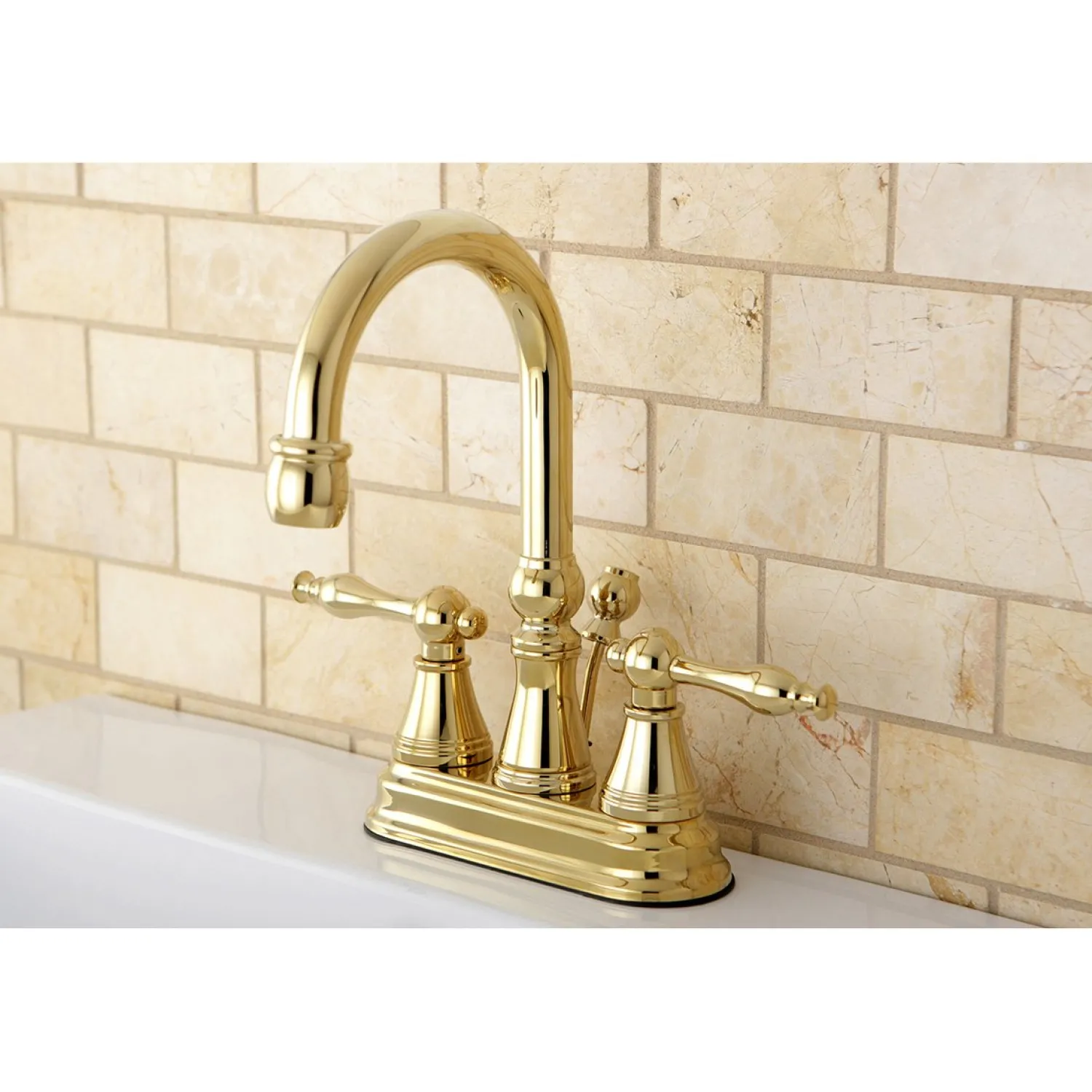 New Naples Deck Mount 4" Centerset Bathroom Faucet 4" Center Set