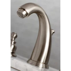Naples Deck Mount Widespread Bathroom Faucet 8" Widespread