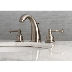 Naples Deck Mount Widespread Bathroom Faucet 8